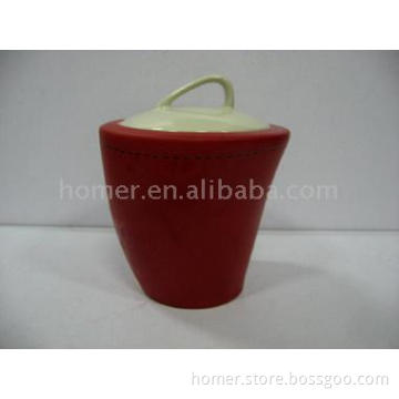 Ceramic sugar pot